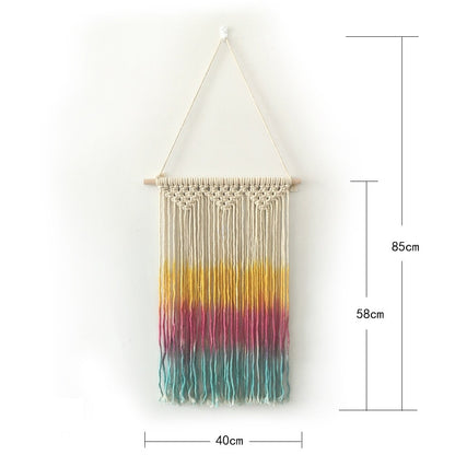 NEW Macrame Wall Hanging Tapestry Cotton Rope Tassel Hand Woven Bohemian Tapestry Geometric Art Beautiful Living Room Home Decor The Good Home Store