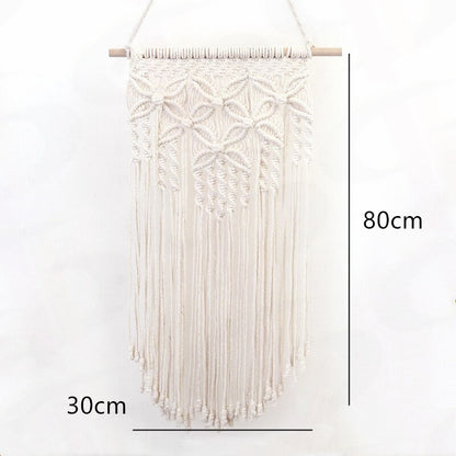 NEW Macrame Wall Hanging Tapestry Cotton Rope Tassel Hand Woven Bohemian Tapestry Geometric Art Beautiful Living Room Home Decor The Good Home Store