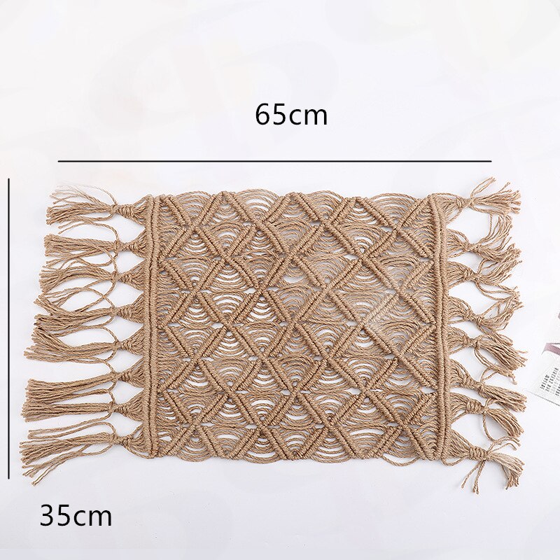 NEW Macrame Wall Hanging Tapestry Cotton Rope Tassel Hand Woven Bohemian Tapestry Geometric Art Beautiful Living Room Home Decor The Good Home Store