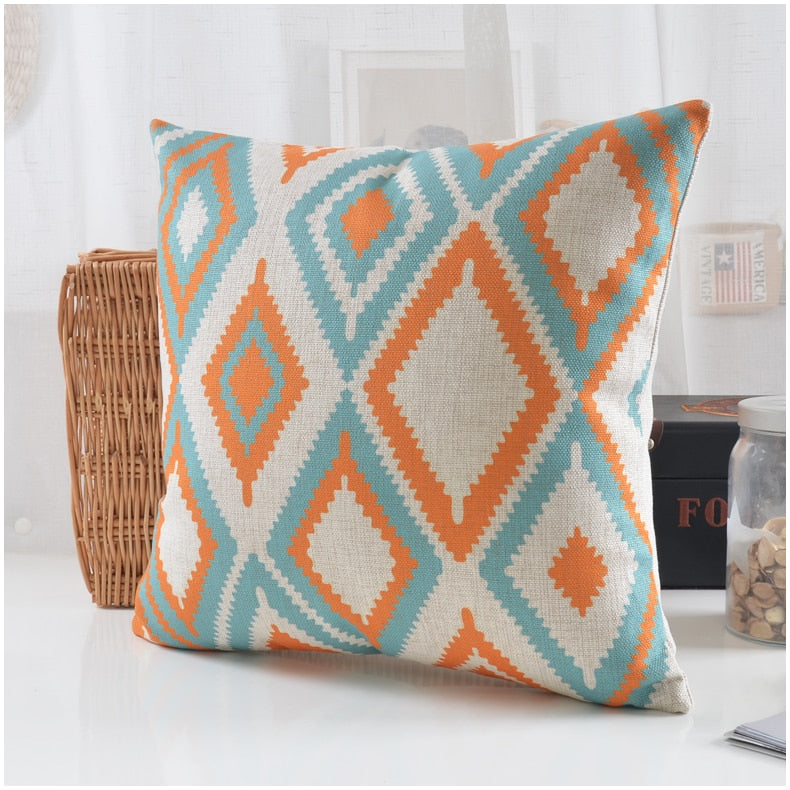 Nordic Style Decorative Pillows Cover Linen Cushion Cover Home Decor Geometric Throw Pillows Case For Sofa The Good Home Store