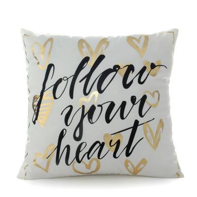 Black Golden Leaves Cushion Brozing Gold Foil Cushion Decorative Pillows Home Decor Throw Pillow Almofadas Decorativas Para Sofa The Good Home Store