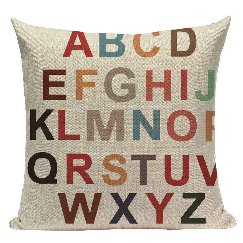 Personalized Cushion Cover Character Decorative 45x45Square Home Decor Cushions Top Printing  Pillow Covers Throw Pillows Case The Good Home Store