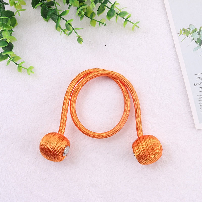 Magnetic Ball Curtain Tiebacks Tie Rope Accessory Rods Accessoires Backs Holdbacks Buckle Clips Hook Holder Home Decor The Good Home Store