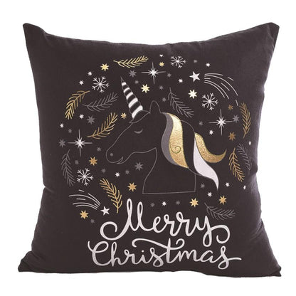 Black Golden Leaves Cushion Brozing Gold Foil Cushion Decorative Pillows Home Decor Throw Pillow Almofadas Decorativas Para Sofa The Good Home Store