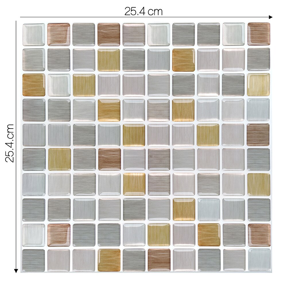 Waterproof Self Adhesive Vinyl Tile Wall Sticker DIY Peel and Stick Backsplash Kitchen Home Decor The Good Home Store