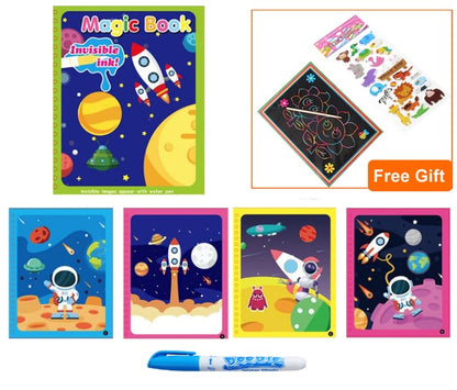 Magic Water Drawing Coloring  Book Premier Distributers
