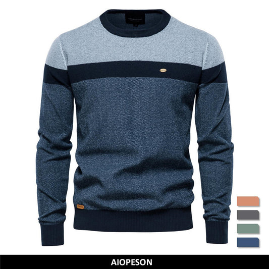 Spliced Cotton Men's Sweater Premier Distributers