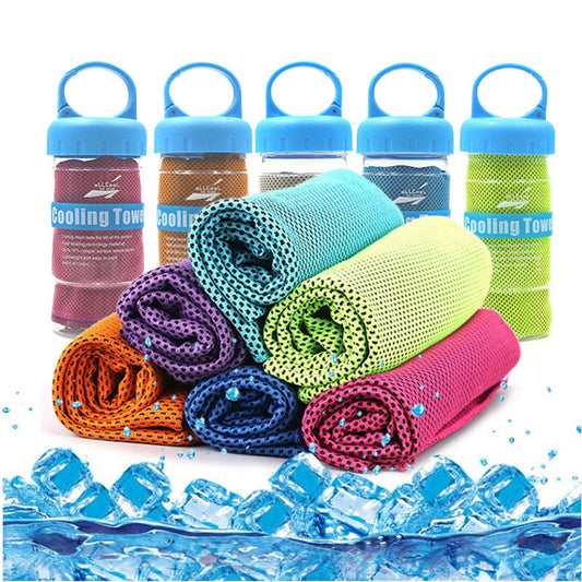 Microfiber Sport Towel Rapid Cooling Ice Face Towel Quick-Dry Beach Towels Summer Enduring Instant Chill Towels for Fitness Yoga Premier Distributers