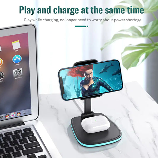 3in1 Magnetic Folding Wireless Charger Premier Distributers