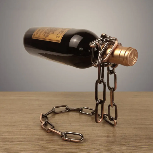 Magic Iron Chain Wine Bottle Holder Premier Distributers