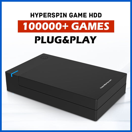 Hyperspin Protable 4T/8T/12T External Game Hard Drive Disk With100000+Games For PS4/PS3/PS2/SS/Wiiu/Wii/N64/DC For Win 7/8/10/11 Premier Distributers