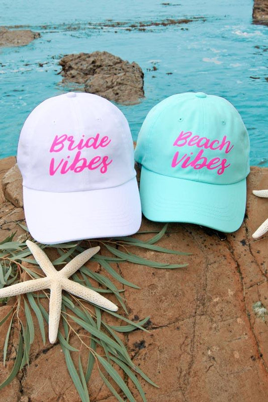 Bride Vibes | Beach Vibes - ☀️ Sun-sational Bachelorette Dad Hats Premier Distributers