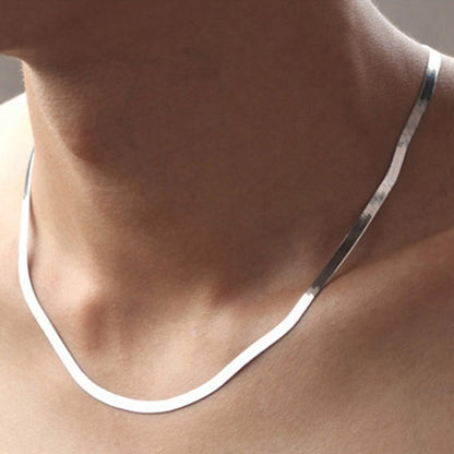 Snake Chain Platinum Plated Men`s Necklaces Premier Distributers