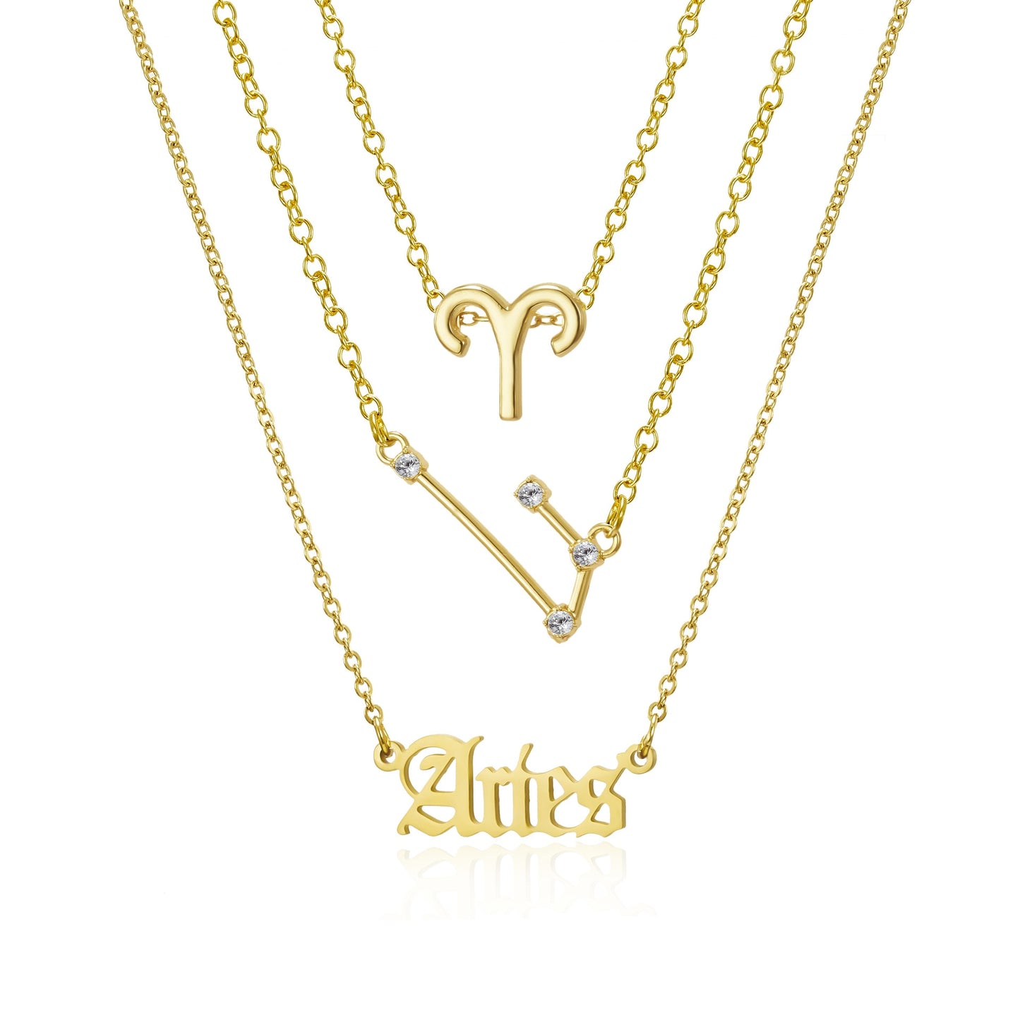 Zodiac Sign Necklace With Cardboard Card Premier Distributers