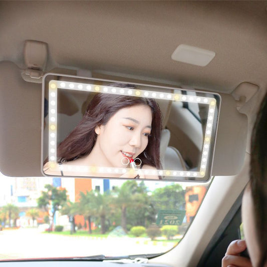 Car Visor Vanity Mirror with Lights Premier Distributers